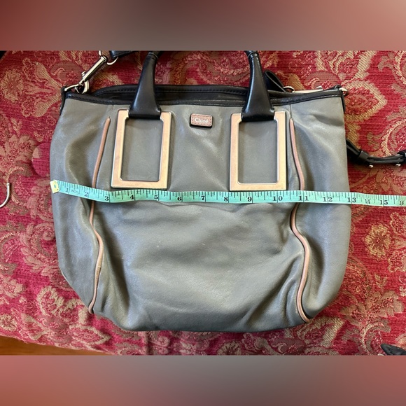 Authentic adorable butter soft Grey Chloe bag with shoulder strap - Picture 9 of 10
